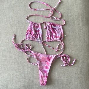 Tiger Mist pink bikini